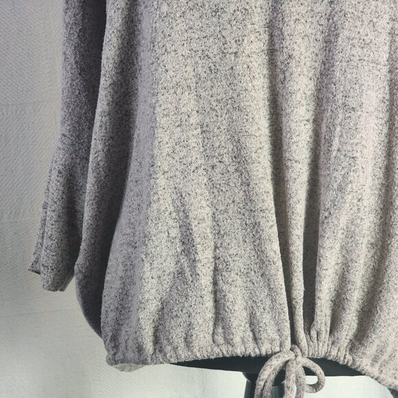 Green Envelope Los Angeles Pink Marled Drop Shoulder Cowl Rayon Poly Span Top L - Picture 12 of 16